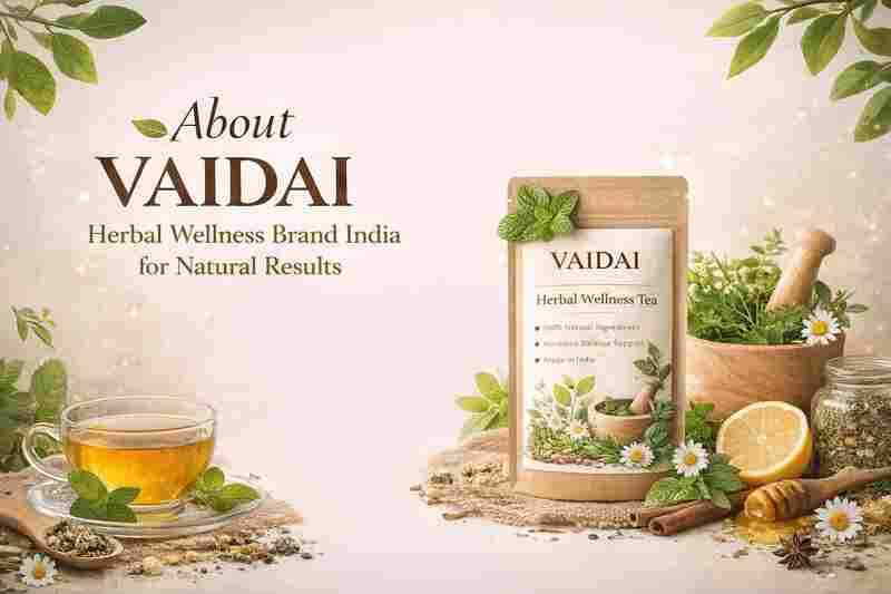 VAIDAI herbal tea brand India for natural wellness and hormone balance support