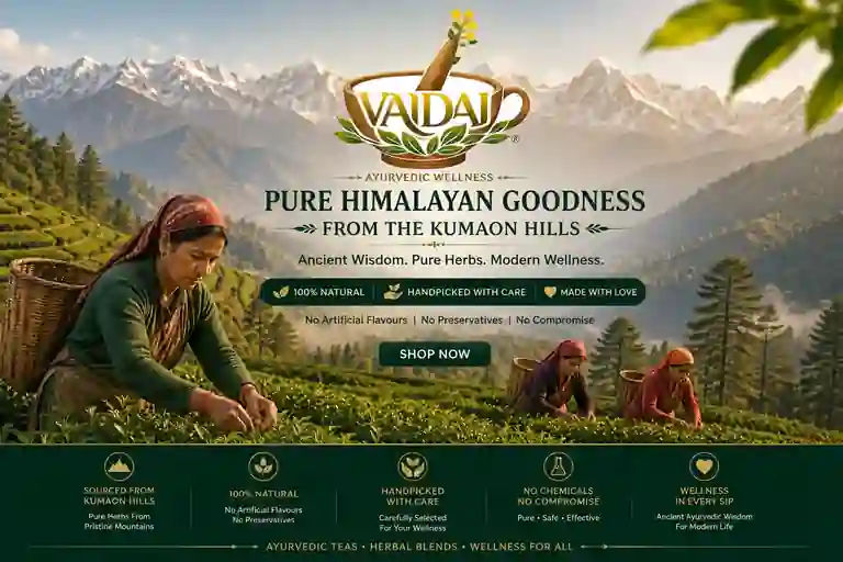VAIDAI Ayurvedic Herbal Tea from Kumaon Hills Uttarakhand